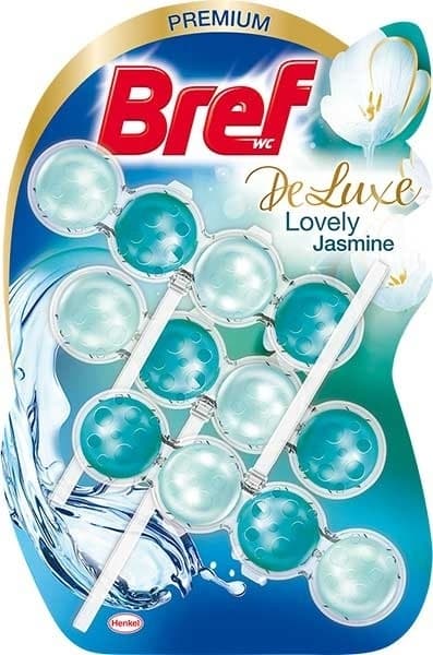 OSVEŽIVAČ WC GEL BREF DELUXE JASMINE 3X50GR HENKEL-slika