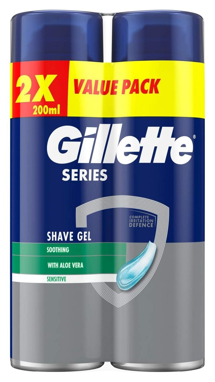 Gel za brijanje GILLETTE Series soothing 2x200ml-slika