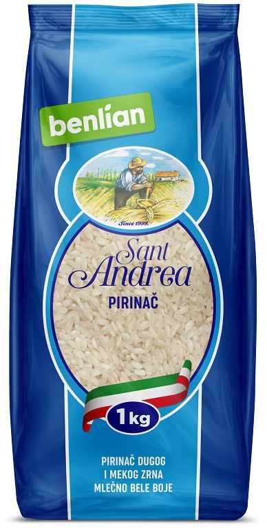 Pirinac Sant Andrea Benlian Food 1kg-slika