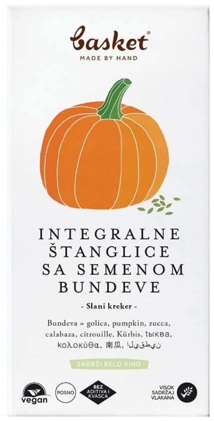 Integralne stanglice bundeva Basket 100g-slika