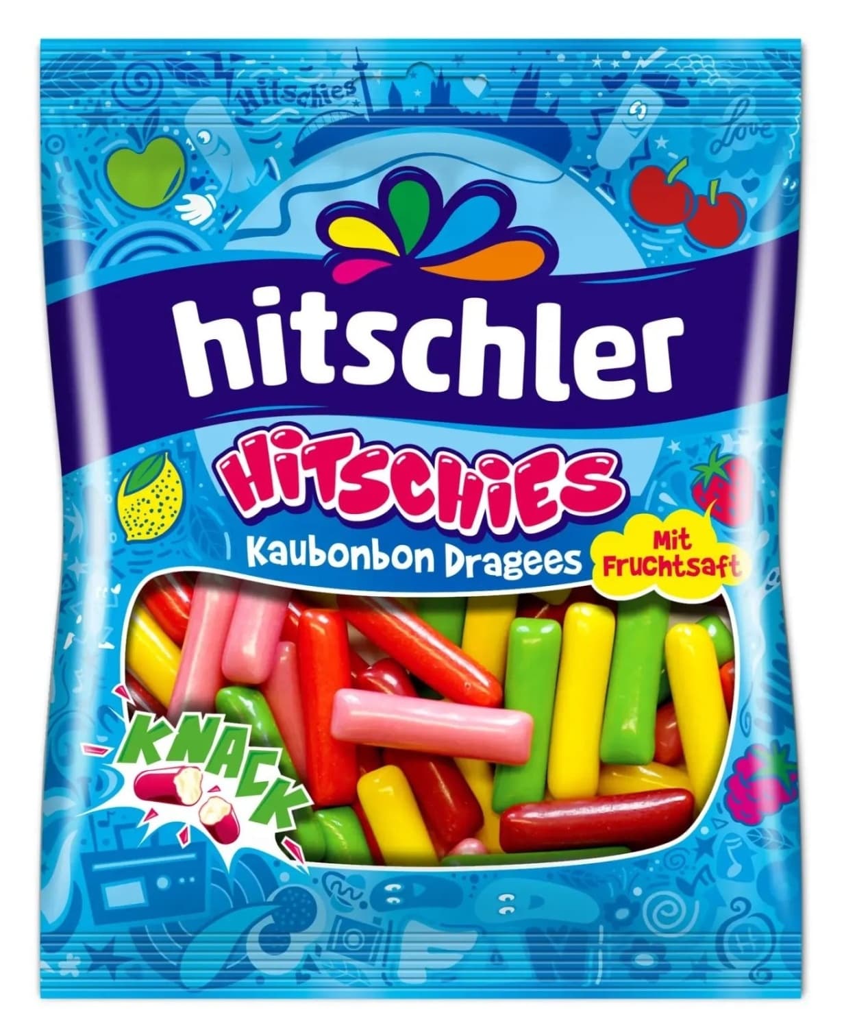 Bombone Hitschies original mix 125g-slika
