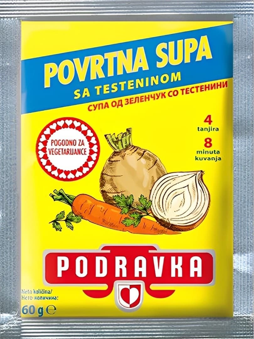 Supa PODRAVKA Povrtna sa testeninom 60g-slika