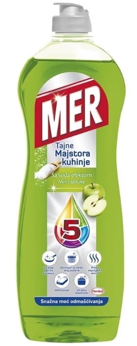 DETERDZENT ZA SUDOVE MER APPLE 900ML-slika