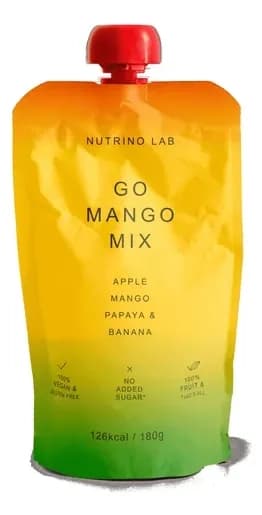 NUTRINO Lab voćni pire jabuka banana mango papaja 180g-slika