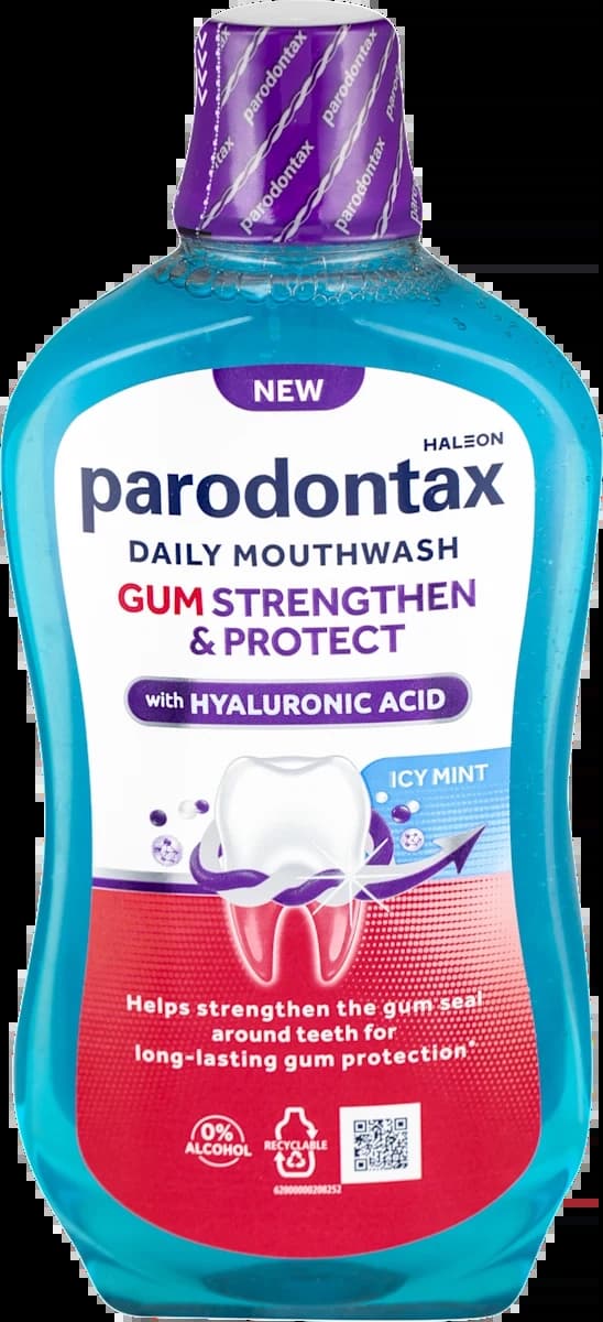 Tečnost za ispiranje usta PARODONTAX Icy mint 500ml-slika