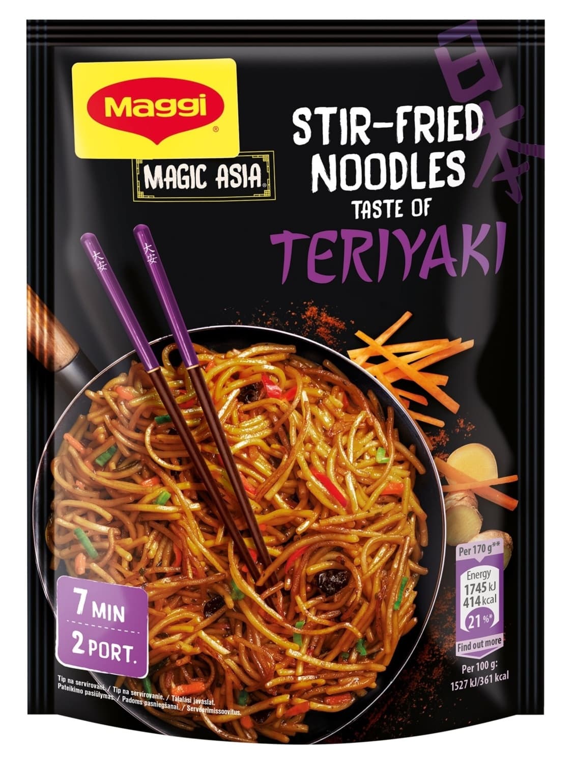 Nudle MAGGI mgasia teriyaki 130g-slika