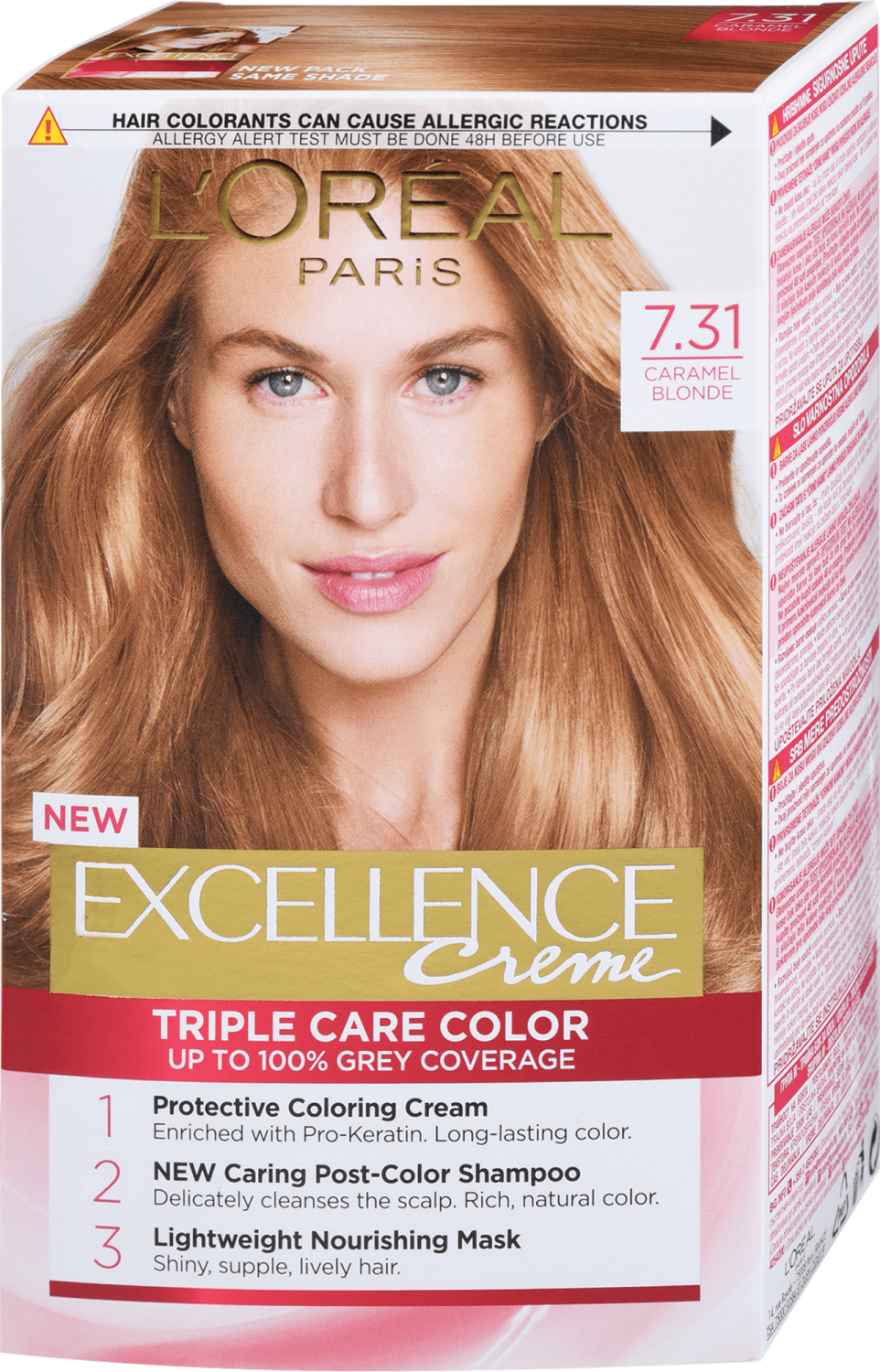 L'OREAL Excellence farba za kosu 7.31 dark caramel blonde-slika