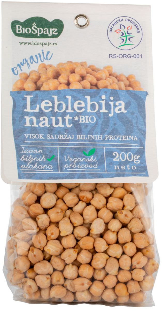 LEBLEBIJA ORGANSKA BIOŠPAJZ 200G-slika