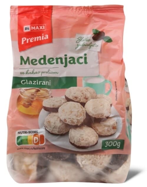Medenjaci glaz. kakao prel. Premia 300g-slika