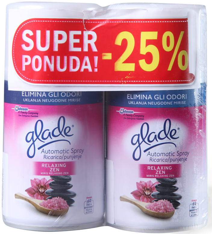 GLADE dopuna relaxing zen 269ml 2kom-slika
