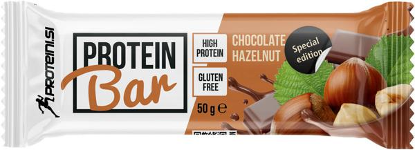 PROTEINI.SI protein bar čokolada lešnik 50g-slika