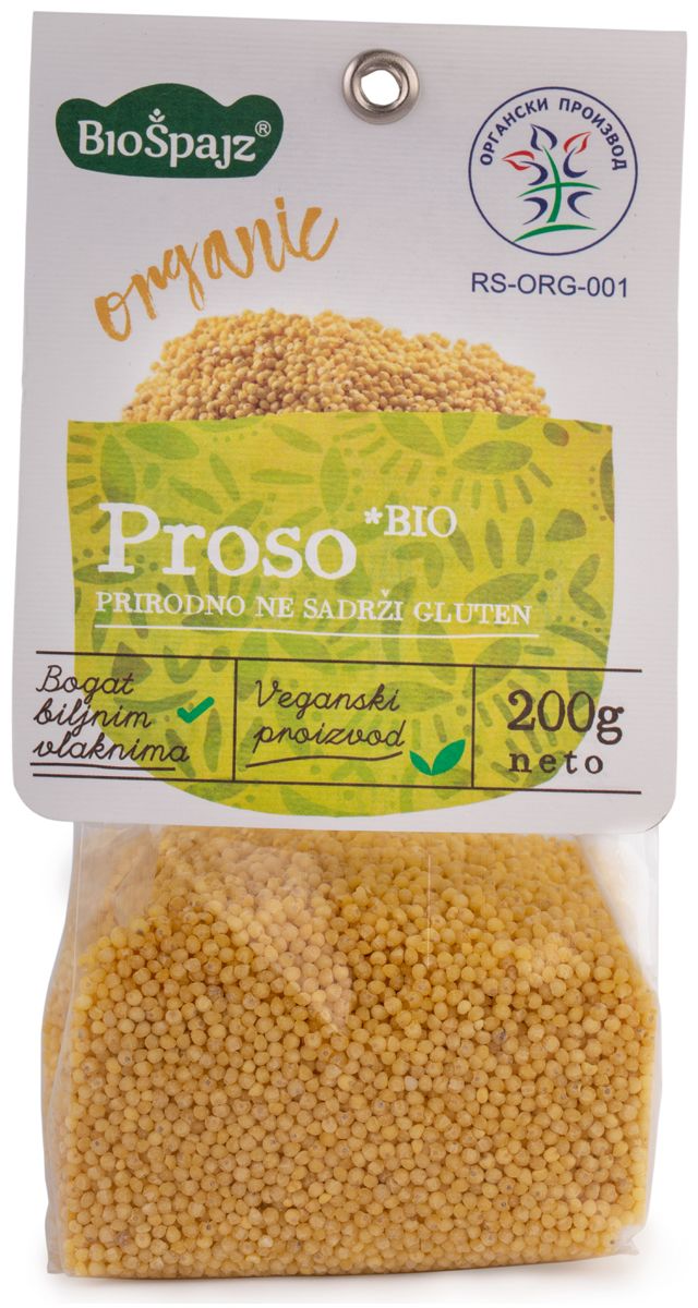 BIO ŠPAJZ proso organski 200g-slika