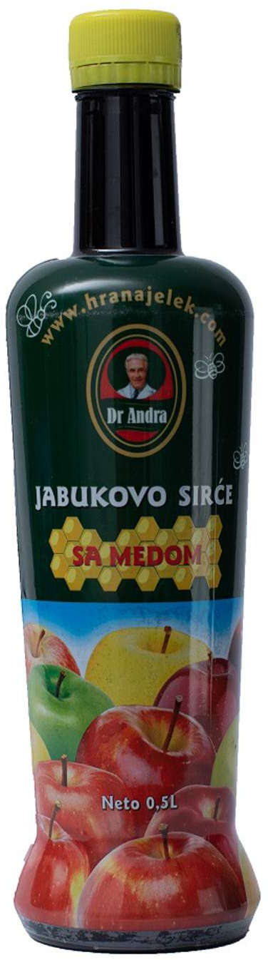 Sirce jabukovo sa medom Dr.Andra 500ml-slika