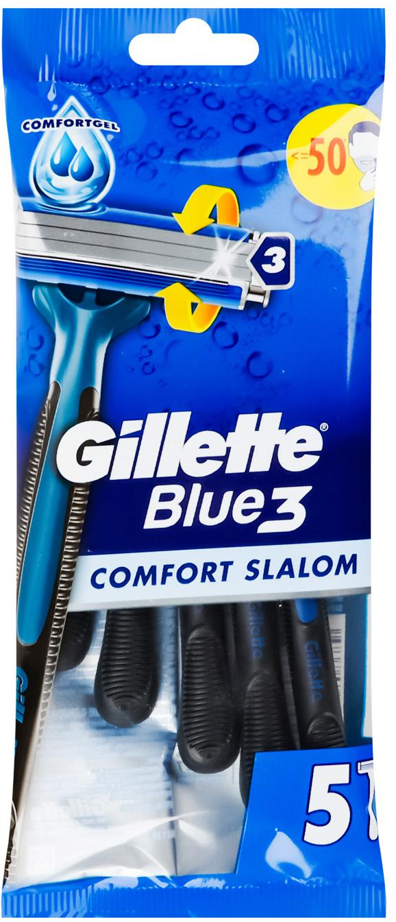Brijac Blue 3 Comfort Slalom 5kom-slika
