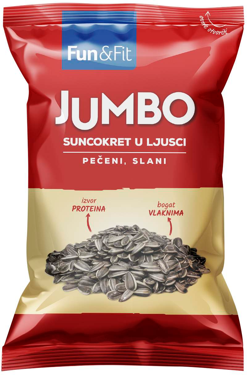 Suncokret FUN&FIT Jumbo u ljusci pečeni slani 200g-slika