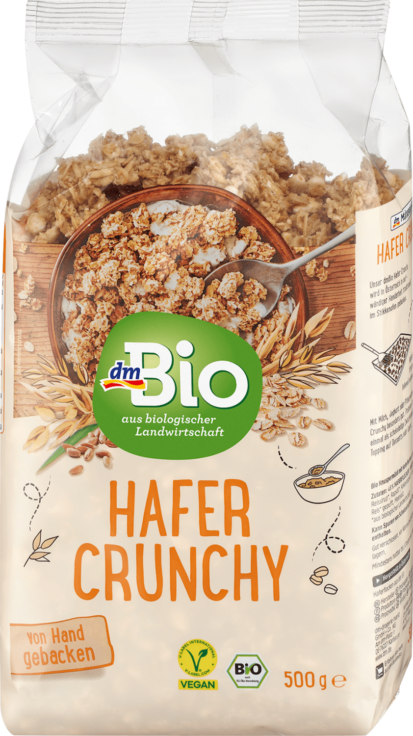 Musli DM BIO hrskavi pečeni sa ovsenim pahuljicama 500g-slika
