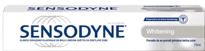 Pasta SENSODYNE Whitening 75ml-slika