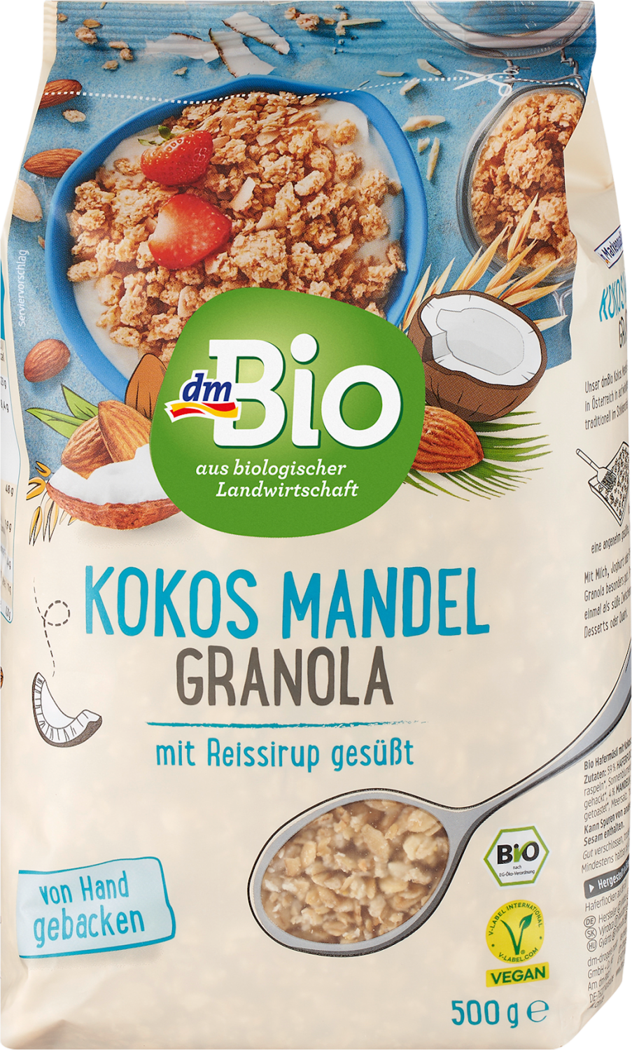Musli DM BIO Granola kokos i badem 500g-slika