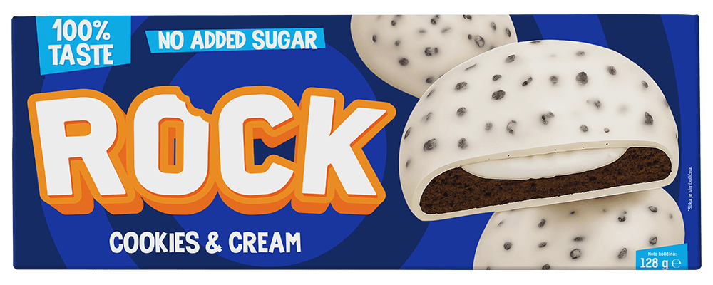 ROCK COOKIES-CREAM 128G-slika