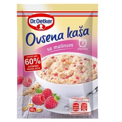DR.OETKER ovsena kaša maline 60g-slika
