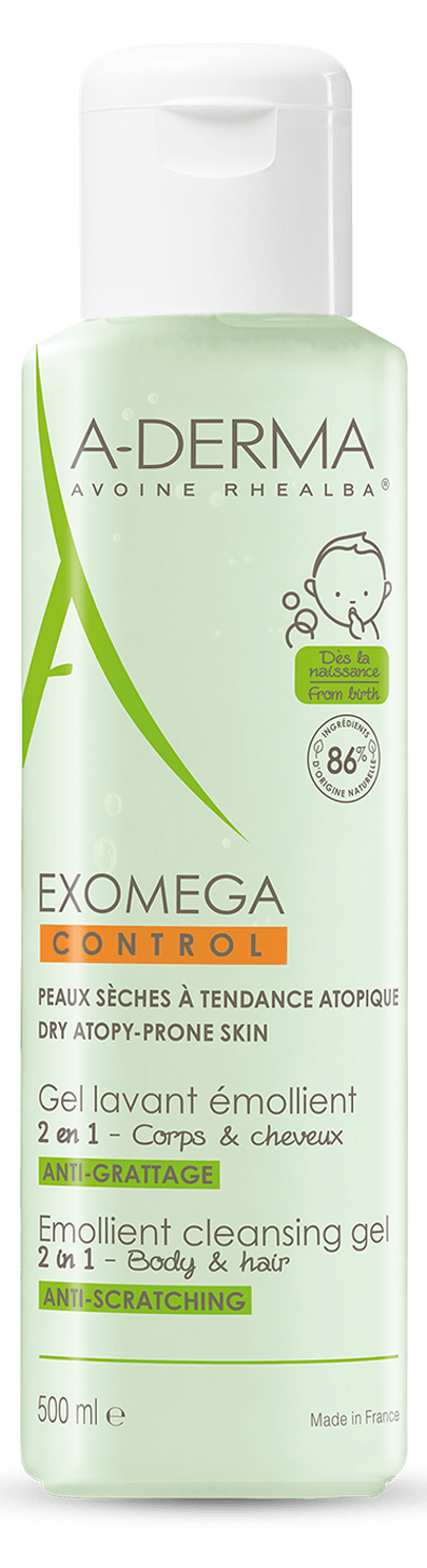 Gel za kupanje A-DERMA Exomega control 2u1 500ml-slika