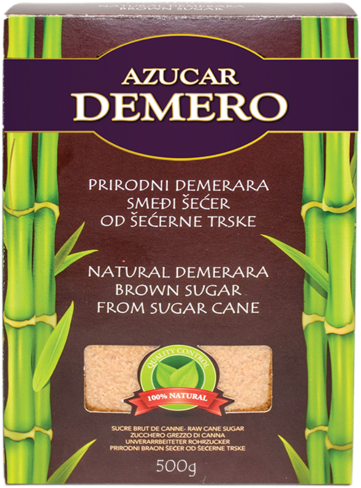 Secer smedji nerafin.Demerara 500g-slika