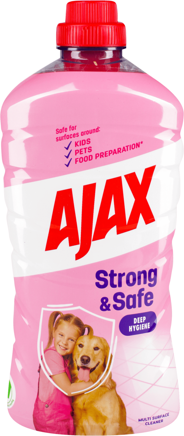 Sredstvo za podove AJAX Strong & safe 1l-slika