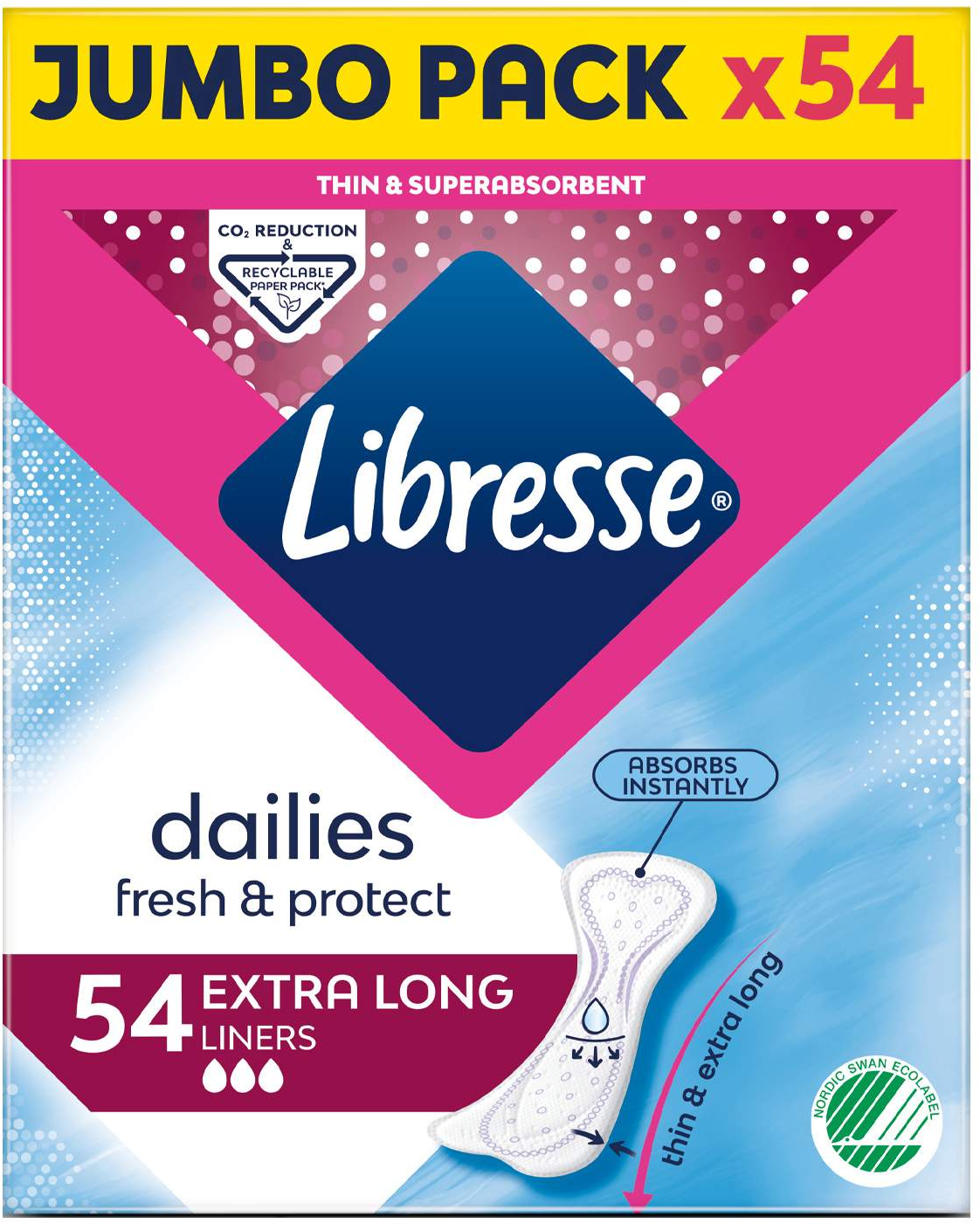 LIBRESSE Dnevni ulošci extra long 54kom-slika