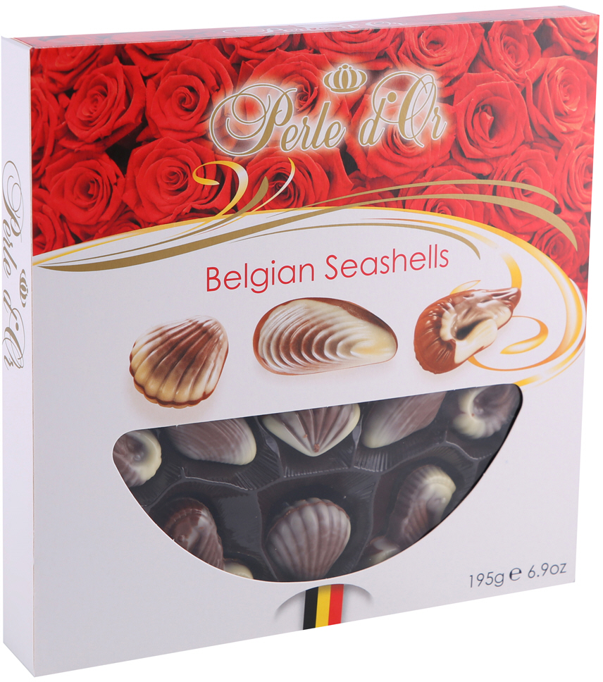 Bombonjera Perle D'or skoljke 195g-slika