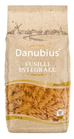 Makaroni DANUBIUS Fusilli Integrale 400g-slika