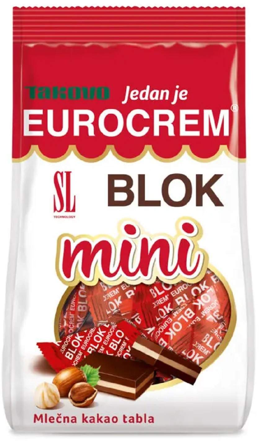 Praline SWISSLION Eurocrem blok mini 140g-slika