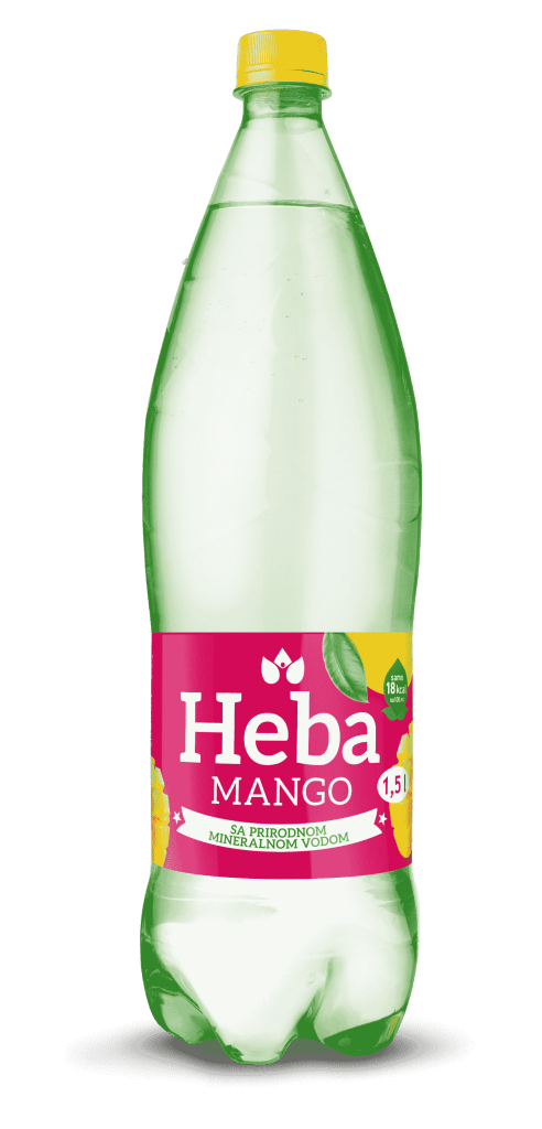 voda heba mango pet 1,5l 1/6 nectar-slika
