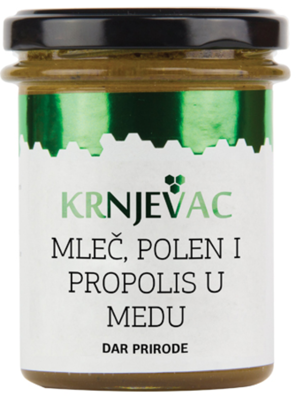 053562 MATIČNI MLEČ U MEDU 250G KRNJEVAC-slika