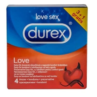 Durex prezervativ love 3+1 gratis-slika