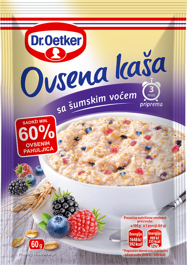 DR.OETKER ovsena kaša šumsko voće 60g-slika