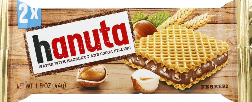 Napolitanke HANUTA Lešnik kakao 44g-slika