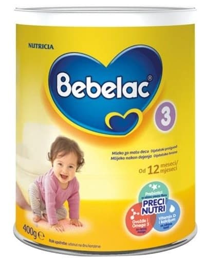 Zamensko mleko BEBELAC 3 400g-slika