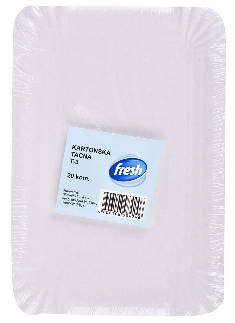 KARTONSKA TACNA T-3 20/1 FRESH-slika