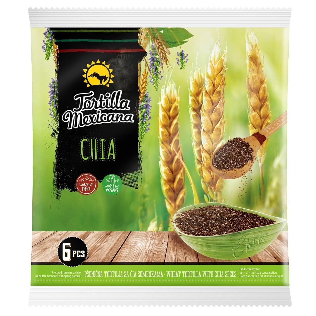 Tortilla MEXICANA Chia 390g-slika