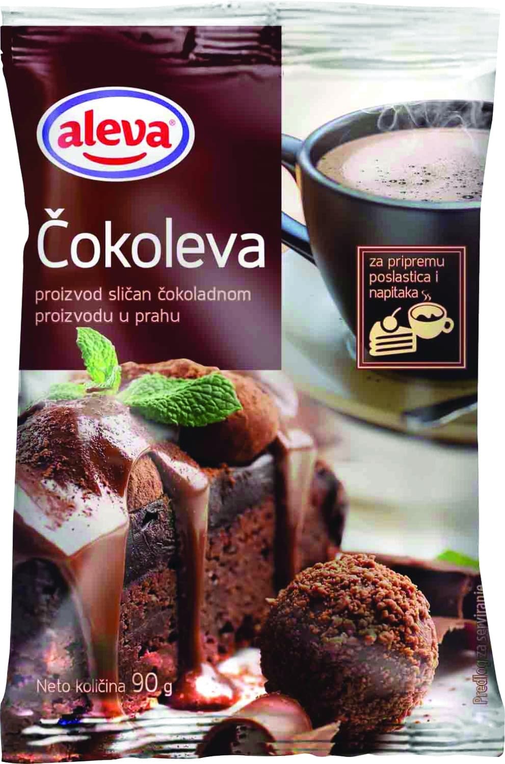 ALEVA Čokoleva dodatak za napitke 90g-slika