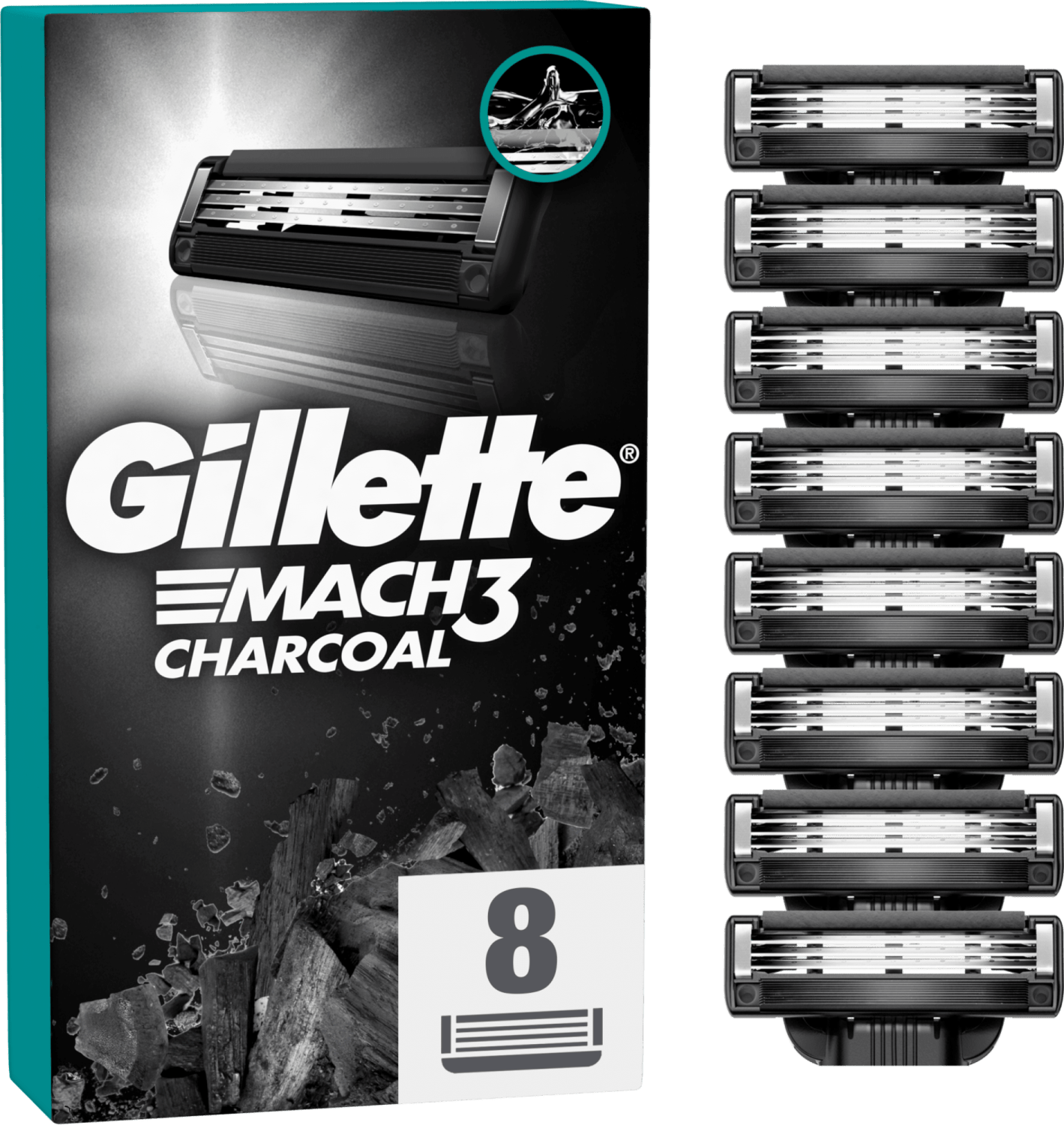 BRIJAČ MACH3 CHRCL BLADES 8CTS GILL-slika