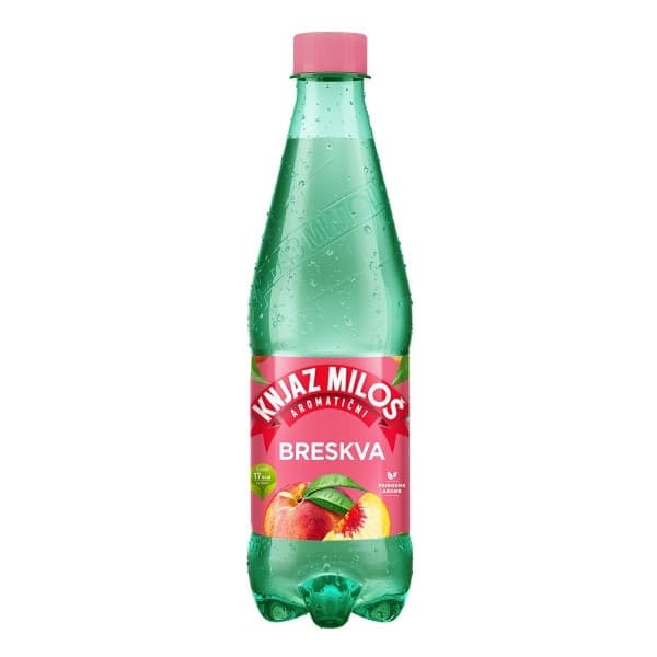 Gazirana voda KNJAZ MILOŠ breskva 0,5l-slika