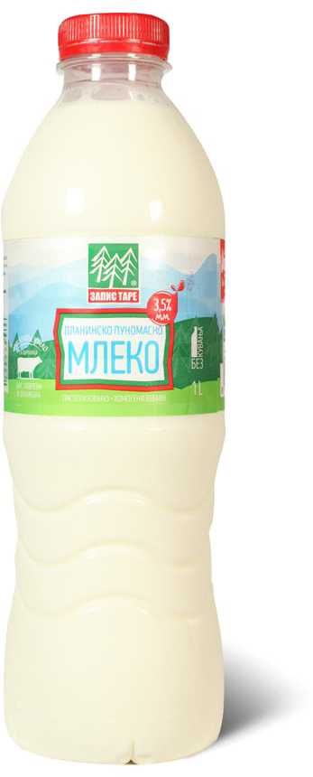 Sveže mleko ZAPIS TARE 3,5%mm 1l-slika