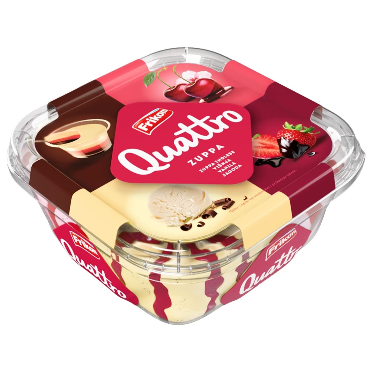 Sladoled Quattro zuppa 1.65l-slika