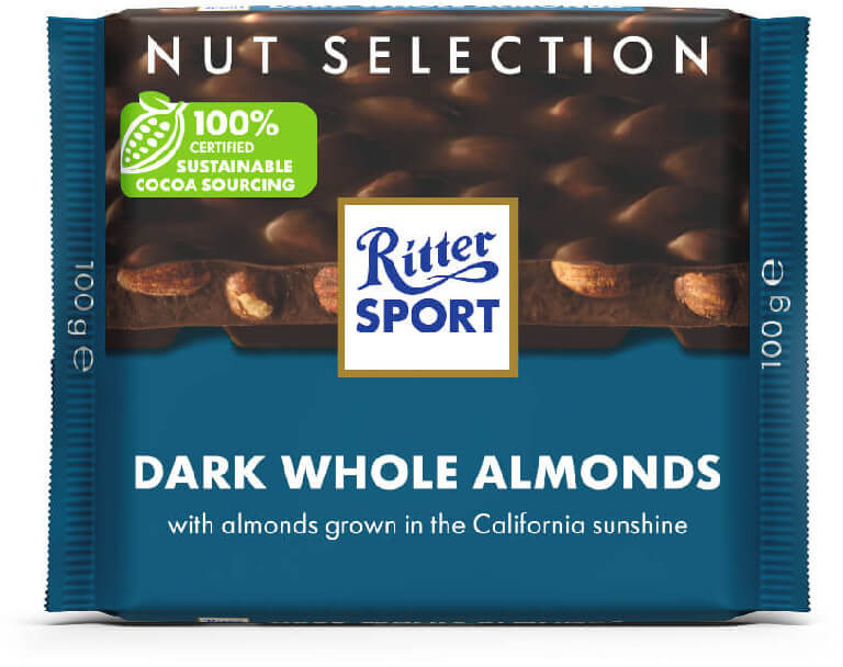 Cokolada crna badem Ritter Sport 100g-slika