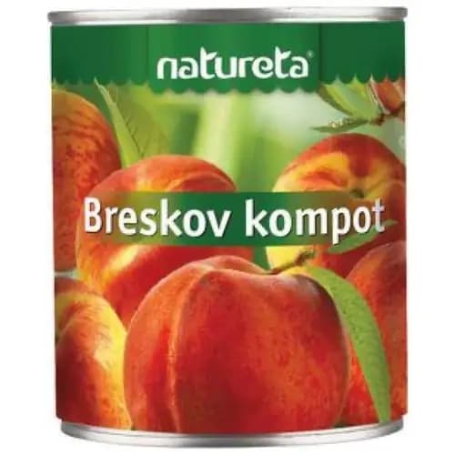 Kompot breskva NATURETA 850g-slika