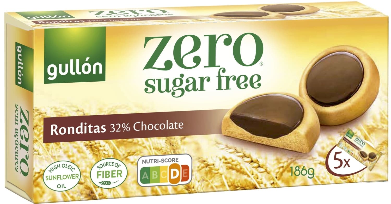 Keks Ronditas bez secera Gullon 186g-slika