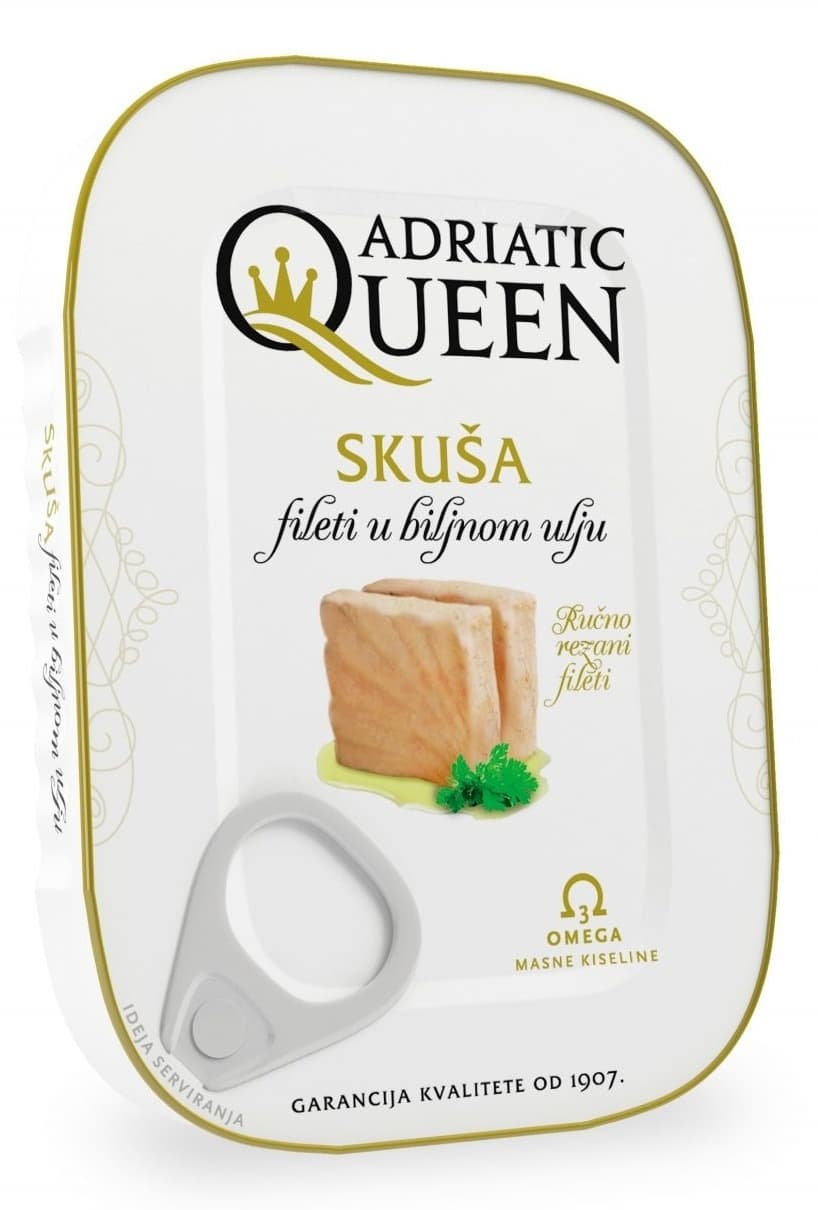 SKUŠA FILETI MASL ULJE 105G ADR QUE-slika