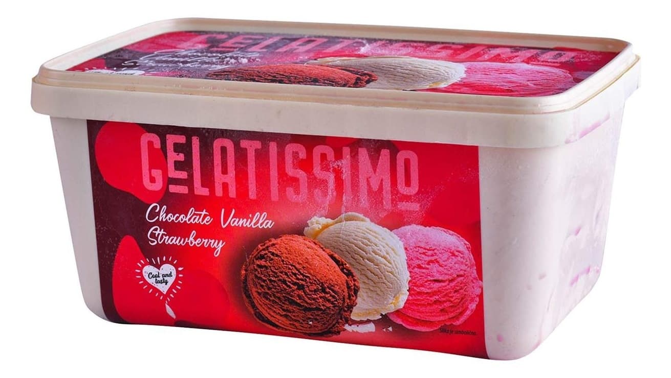 Sladoled GELATISSIMO vanila čokolada 2000ml-slika