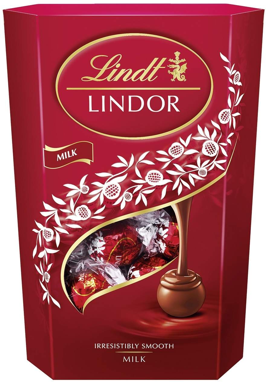 Bombonjera cornet mlecna Lindor 337g-slika